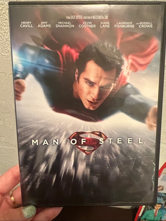 Warner Bros. Other - Warner Bros. Man of Steel DVD - Red, Blue, Black